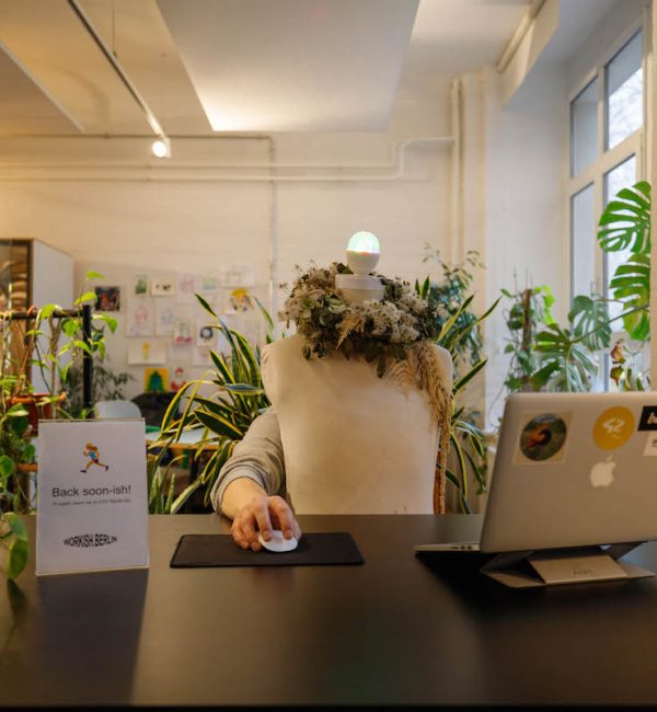 Workish - Mannequin at Reception of Coworking Space in Berlin